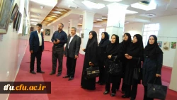 نمایش آثار هنری اساتید و دانشجویان پردیس فاطمه الزهرا(س)