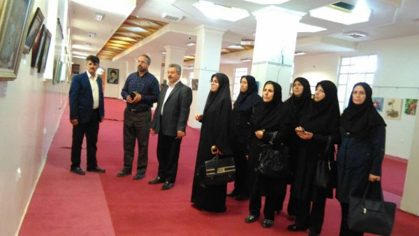 نمایش آثار هنری اساتید و دانشجویان پردیس فاطمه الزهرا(س)