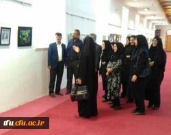 نمایش آثار هنری اساتید و دانشجویان پردیس فاطمه الزهرا(س)