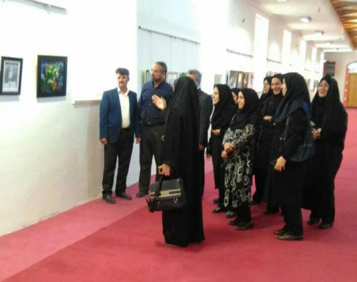 نمایش آثار هنری اساتید و دانشجویان پردیس فاطمه الزهرا(س)