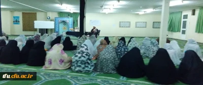 برپایی ایستگاه صلواتی و مراسم عزاداری به مناسبت ارتحال بنیانگذار کبیر انقلاب در پردیس فاطمه الزهرا(س)