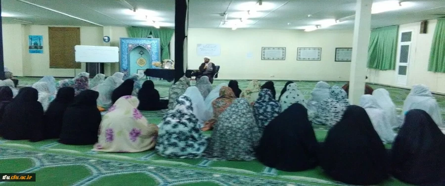 برپایی ایستگاه صلواتی و مراسم عزاداری به مناسبت ارتحال بنیانگذار کبیر انقلاب در پردیس فاطمه الزهرا(س) 2