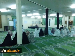 برپایی ایستگاه صلواتی و مراسم عزاداری به مناسبت ارتحال بنیانگذار کبیر انقلاب در پردیس فاطمه الزهرا(س)