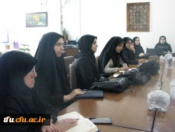 تشکیل جلسه مسئولان کانون های دانشجویی پردیس فاطمه الزهرا(س)