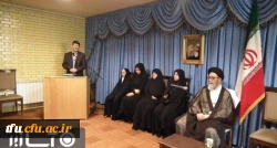 دیدار اساتید و همکاران دانشگاه فرهنگیان با حاج آقا آل هاشم نماینده ولی فقیه در استان آذربایجان شرقی