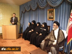 دیدار اساتید و همکاران دانشگاه فرهنگیان با حاج آقا آل هاشم نماینده ولی فقیه در استان آذربایجان شرقی