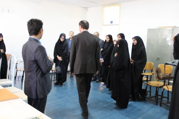 بازدید دکتر کریمی مدیرکل مرکز مشاوره سازمان مرکزی از روند مصاحبه پذیرفته شدگان دانشگاه فرهنگیان