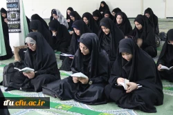 مراسم قراِئت زیارت عاشورا و سوگواری به مناسبت شهادت امام زین العابدین(ع)