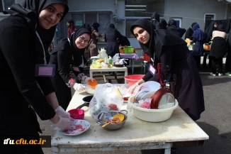 جشنواره آشپزی و غذای سالم در پردیس فاطمه الزهرا(س) برگزار شد.