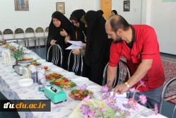 جشنواره آشپزی و غذای سالم در پردیس فاطمه الزهرا(س) برگزار شد.