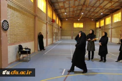 مسابقه ورزشی در رشته دارت بین کارکنان پردیس فاطمه الزهرا(س) برگزارشد.