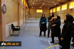 مسابقه ورزشی در رشته دارت بین کارکنان پردیس فاطمه الزهرا(س) برگزارشد.