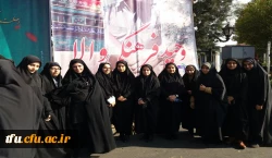 حضور دانشجومعلمان پردیس فاطمه الزهرا(س)در مراسم تشییع شهید مدافع حرم وحید فرهنگی والا   2