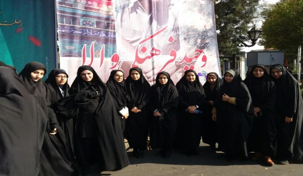 حضور دانشجومعلمان پردیس فاطمه الزهرا(س)در مراسم تشییع شهید مدافع حرم وحید فرهنگی والا   2