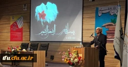 تجلیل از دکتر خدیوی در جشنواره پویش  2