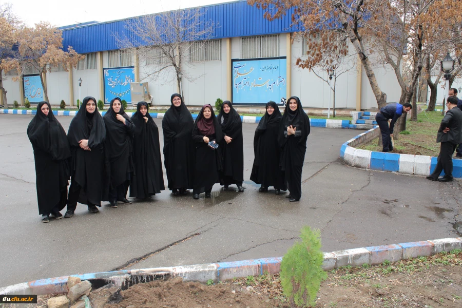 مراسم روز درختکاری در پردیس فاطمه الزهرا(س) تبریز