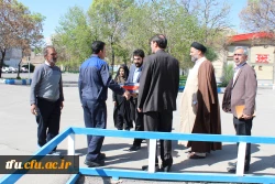 دیدار نوروزی هیئت ریسه دانشگاه فرهنگیان استان آذربایجان شرقی