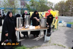 ایستگاه صلواتی به مناسبت عید مبعث رسول اکرم (ص) در پردیس فاطمه الزهرا(س) برپا شد.