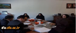 اولین جلسه کمیته پژوهشی پردیس فاطمه الزهرا تبریز در سال ۹۷ 2