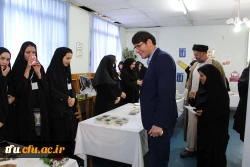 دکتر بدری مدیریت امور پردیس های استانی از نمایشگاه هفته سلامت بازدید نمودند.