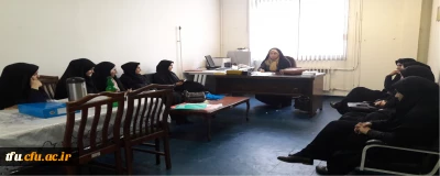 جلسه آشنایی مشاور پردیس فاطمه الزهرا(س) با همیاران سلامت و روان