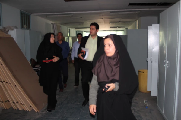 بازدید دکتر روشندل از فضایها و امکانات پردیس