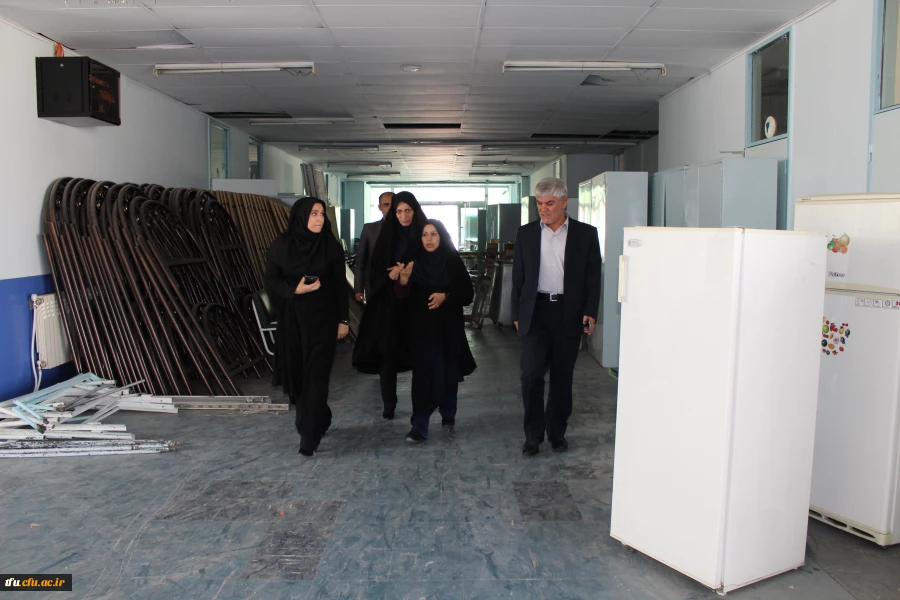 معاونت سیاسی امنیتی استاندار آذربایجان شرقی از پردیس فاطمه الزهرا(س) بازدید کرد