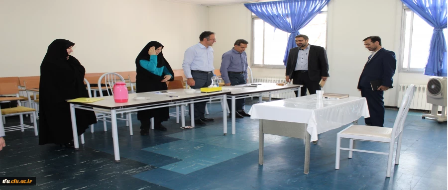 بازدید رئیس حراست اداره کل آموزش و پرورش  از روند مصاحبه معرفی شدگان آزمون سراسری 2