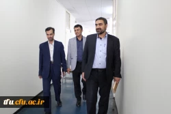 بازدید رئیس حراست اداره کل آموزش و پرورش  از روند مصاحبه معرفی شدگان آزمون سراسری