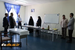 بازدید رئیس حراست اداره کل آموزش و پرورش  از روند مصاحبه معرفی شدگان آزمون سراسری