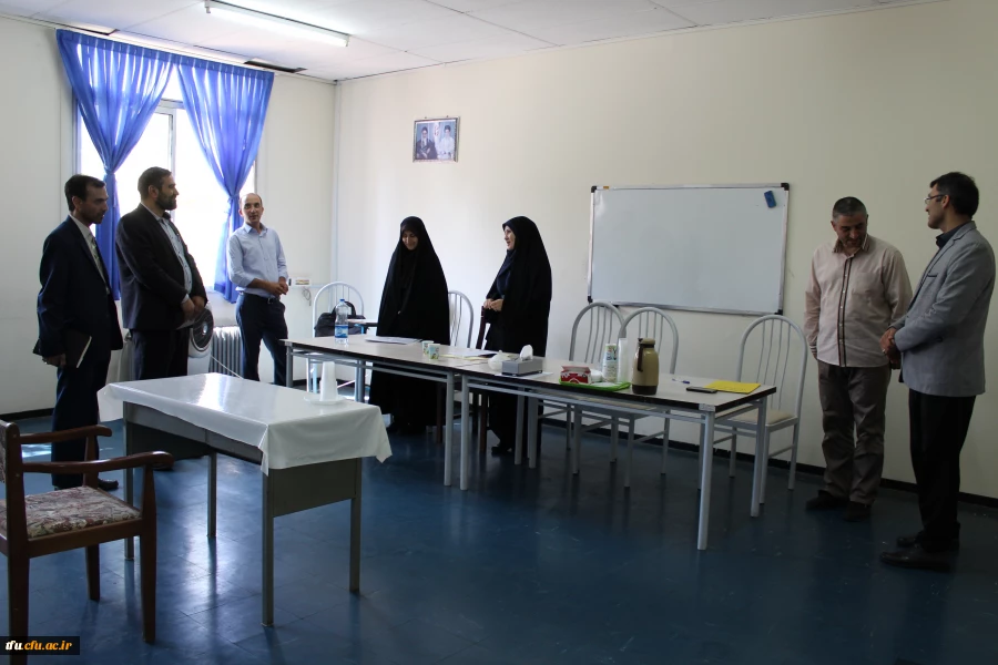 بازدید رئیس حراست اداره کل آموزش و پرورش  از روند مصاحبه معرفی شدگان آزمون سراسری