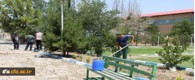 به همت معاونت توسعه منابع ایجاد محیط با نشاط برای دانشجویان در پردیس فاطمه الزهرا(س) محقق شد.