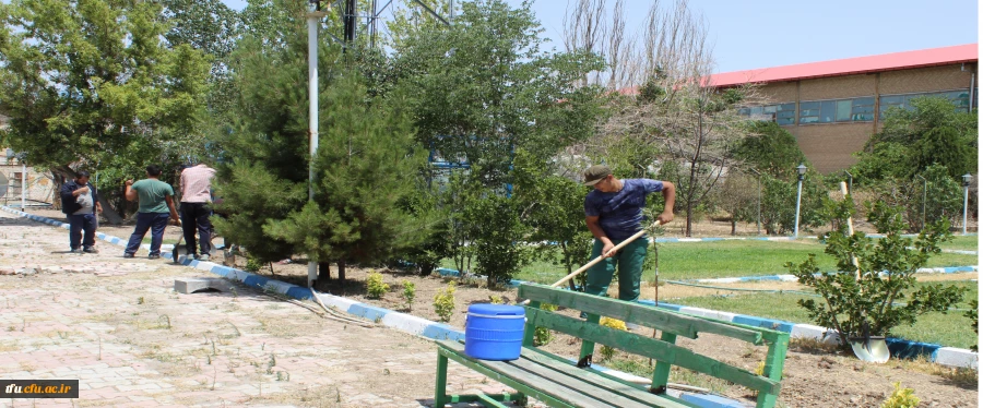 به همت معاونت توسعه منابع ایجاد محیط با نشاط برای دانشجویان در پردیس فاطمه الزهرا(س) محقق شد. 2