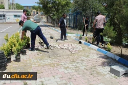 به همت معاونت توسعه منابع ایجاد محیط با نشاط برای دانشجویان در پردیس فاطمه الزهرا(س) محقق شد.