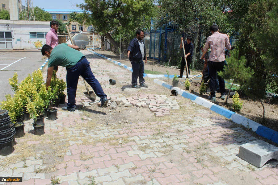 به همت معاونت توسعه منابع ایجاد محیط با نشاط برای دانشجویان در پردیس فاطمه الزهرا(س) محقق شد.
