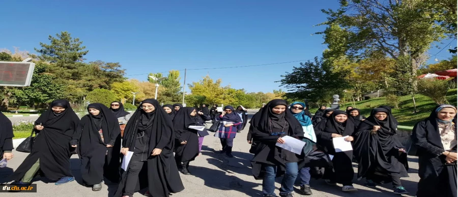 همایش پیاده روی با شعار ورزش و تندرستی با حضور دانشجویان پردیس فاطمه الزهرا(س) برگزار شد 2