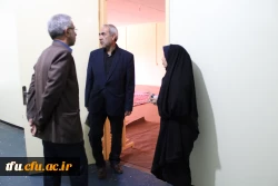 دکتر خدیوی مدیریت امور پردیس های استانی از خوابگاه شهید بهشتی پردیس فاطمه الزهرا(س) که در شرف تکمیل و افتتاح است بازدید کردند