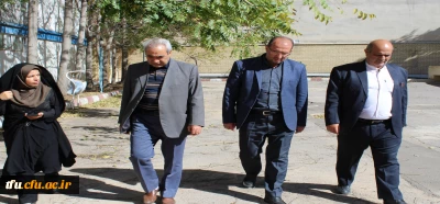 دکتر دلقندی مشاور عالی ریاست دانشگاه فرهنگیان و مدیر امور مالی دانشگاه فرهنگیان از سراهای دانشجویی پردیس فاطمه الزهرا(س) بازدید کردند