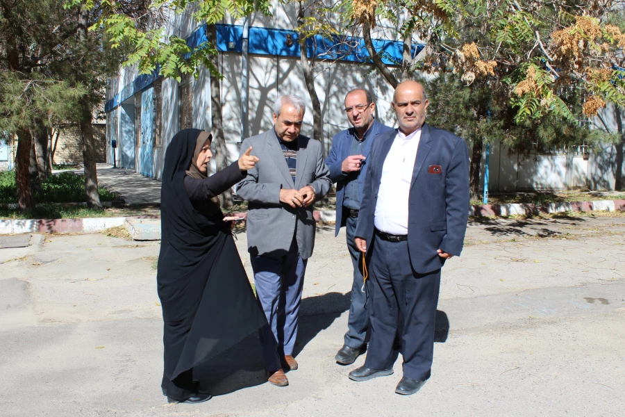 مدیر امور مالی دانشگاه فرهنگیان از سراهای دانشجویی پردیس فاطمه الزهرا(س) بازدید کرد