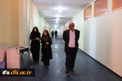 مدیر امور مالی دانشگاه فرهنگیان از سراهای دانشجویی پردیس فاطمه الزهرا(س) بازدید کرد