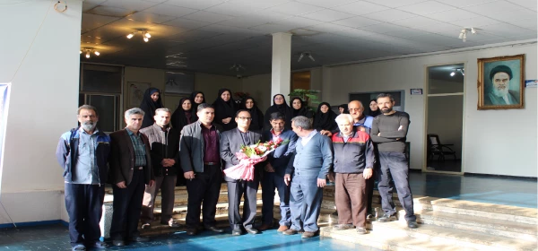 تجلیل از خدمات همکار بازنشسته مهندس اسماعیل غفاری 2