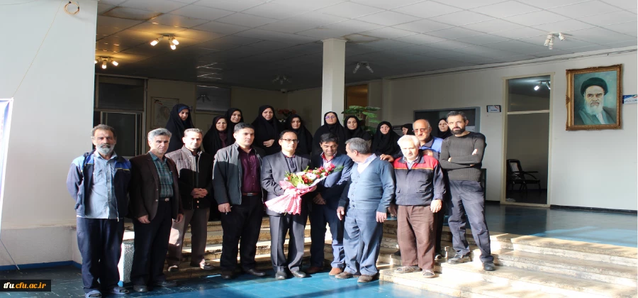 تجلیل از خدمات همکار بازنشسته مهندس اسماعیل غفاری 2