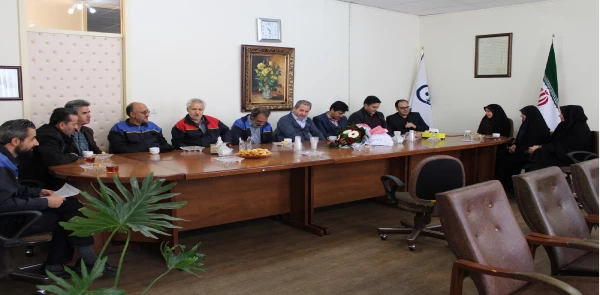 تجلیل از خدمات همکار بازنشسته مهندس اسماعیل غفاری