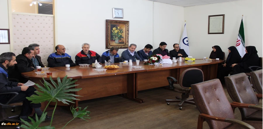 تجلیل از خدمات همکار بازنشسته مهندس اسماعیل غفاری