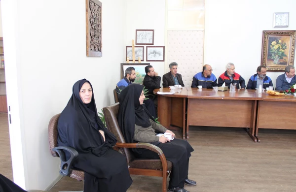 تجلیل از خدمات همکار بازنشسته مهندس اسماعیل غفاری