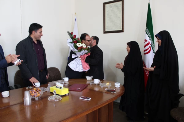 تجلیل از خدمات همکار بازنشسته مهندس اسماعیل غفاری