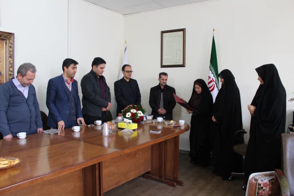 تجلیل از خدمات همکار بازنشسته مهندس اسماعیل غفاری