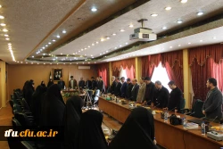 آیین تکریم و معارفه سرپرست پردیس فاطمه الزهرا(س) تبریز