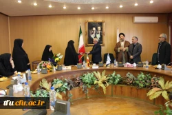 آیین تکریم و معارفه سرپرست پردیس فاطمه الزهرا(س) تبریز