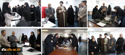 به مناسبت هفته پژوهش نمایشگاه دستاوردهای دانشجویی در زمینه فیزیک و ریاضی افتتاح شد